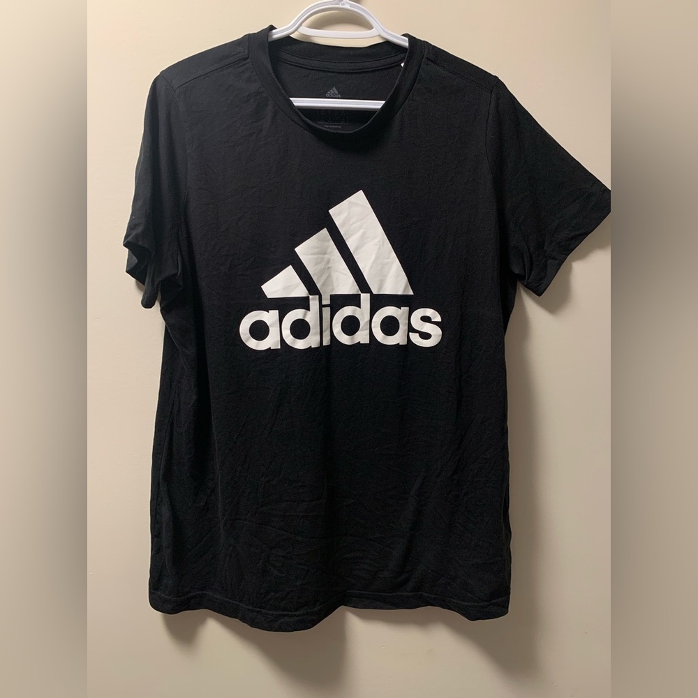 Adidas basic black t-shirt XL